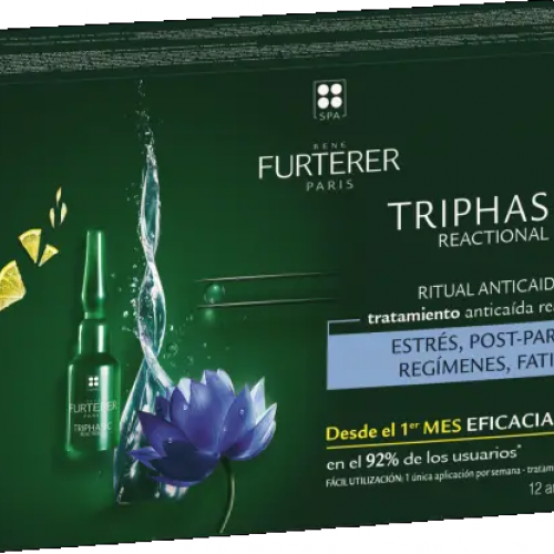 TRIPHASIC TRATAMIENTO ANTICAIDA REACCIONAL RENE FURTERER 12